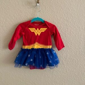 💙5/$25💙Wonder Woman Skirted Onesie 3-6M
